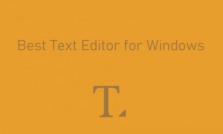 windows plain text editor