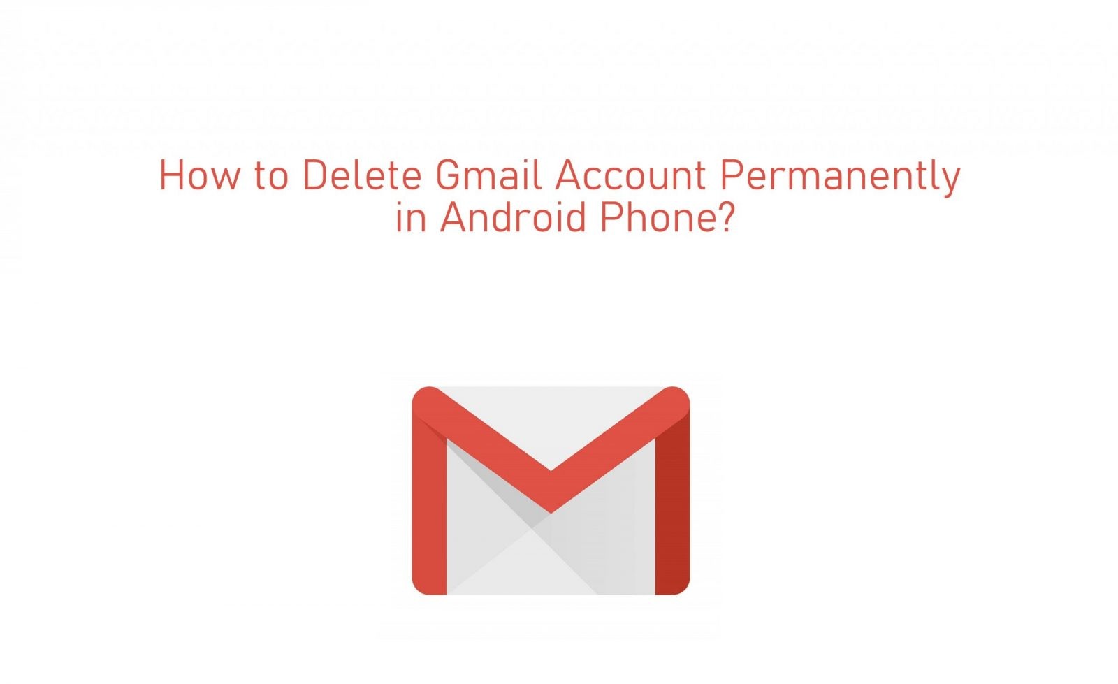 removing accounts from easy mail for gmail