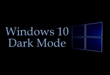 Windows 10 Dark mode