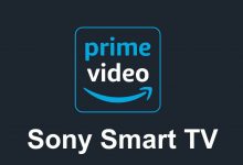 Amazon Prime on Sony Smart TV