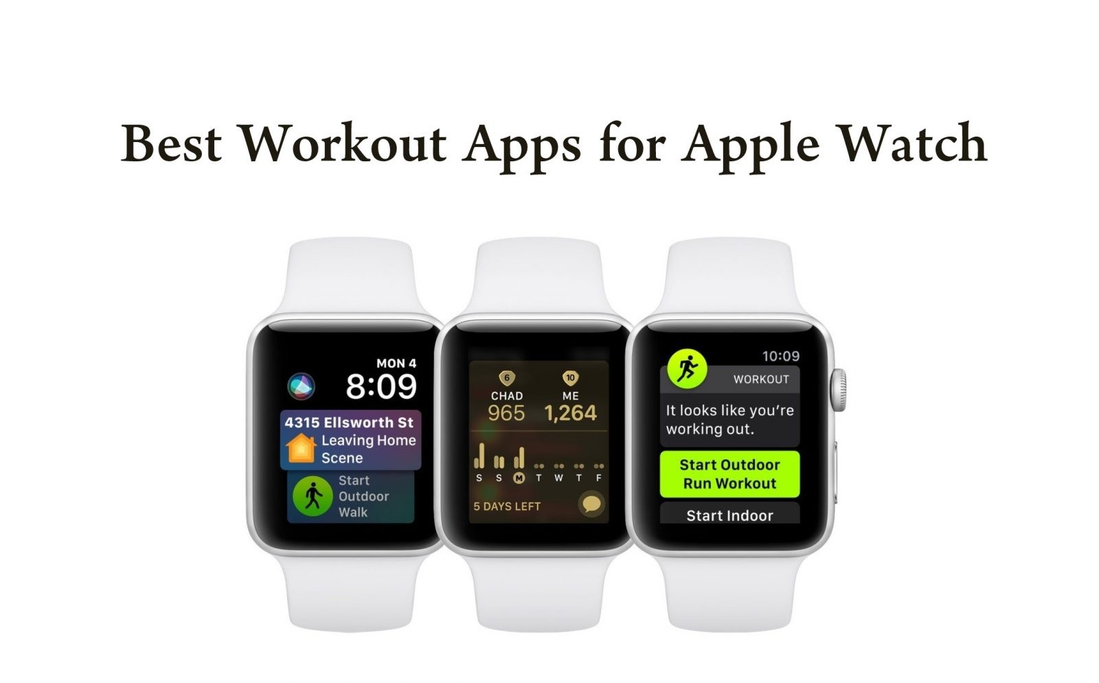best fitness apps for iphone or apple watch