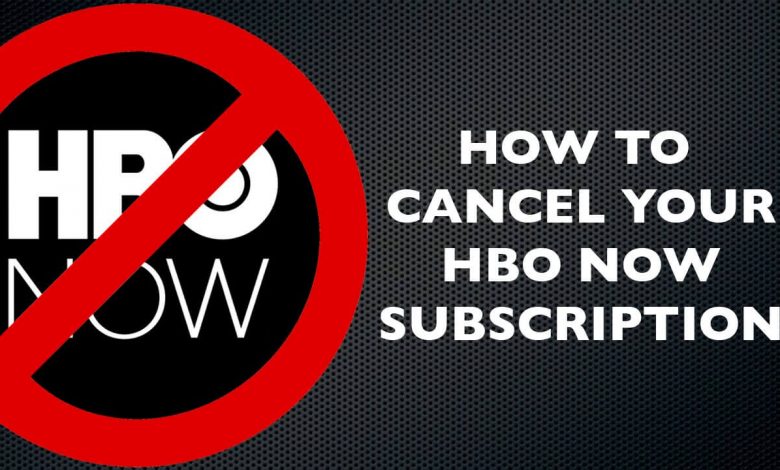 cancel hbo now on pc