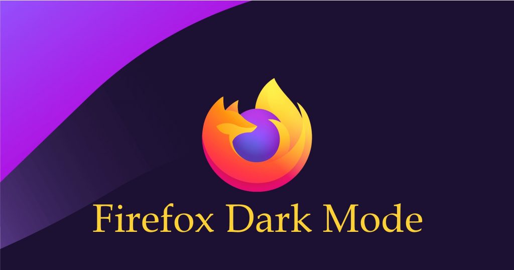 firefox dark mode