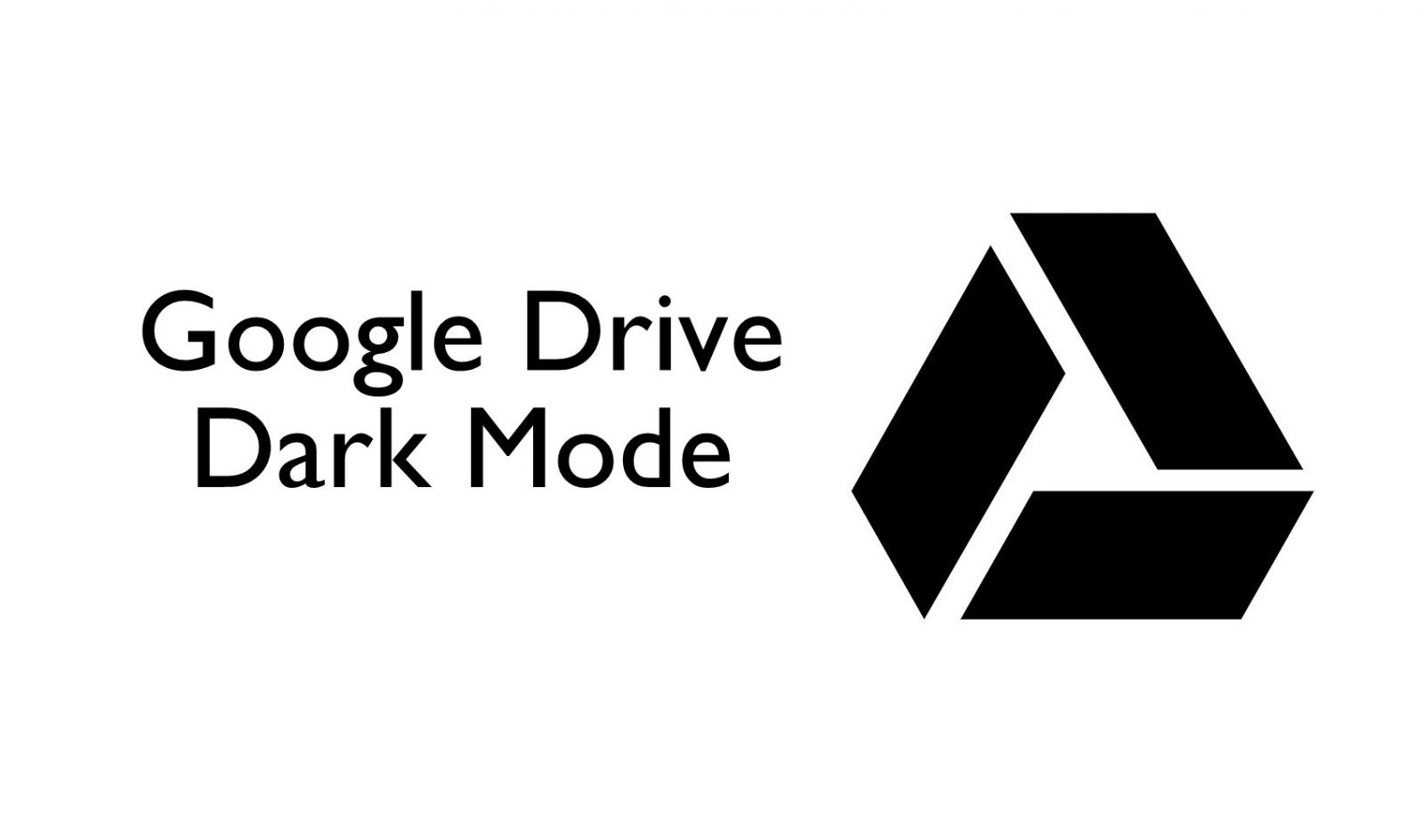 is there a way to make google drive dark mode