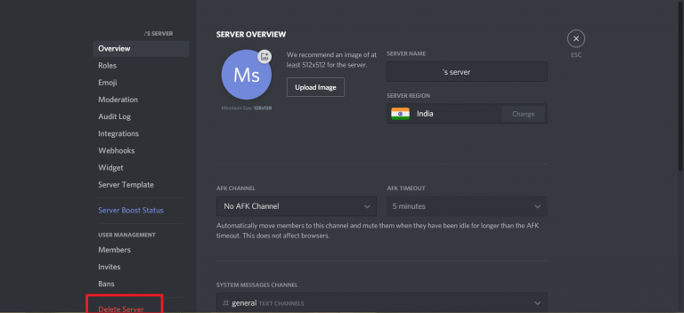 How to Delete a Discord Server using PC and Smartphone - TechOwns