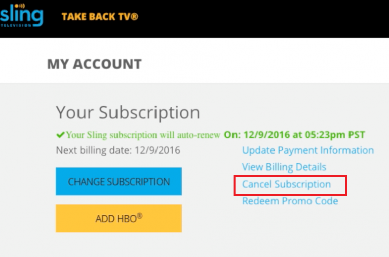 How to Cancel Sling TV Subscription? The Simple Way TechOwns