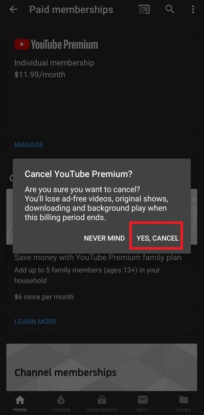 How to Cancel Youtube Premium Subscription [2 Easy Ways] - TechOwns