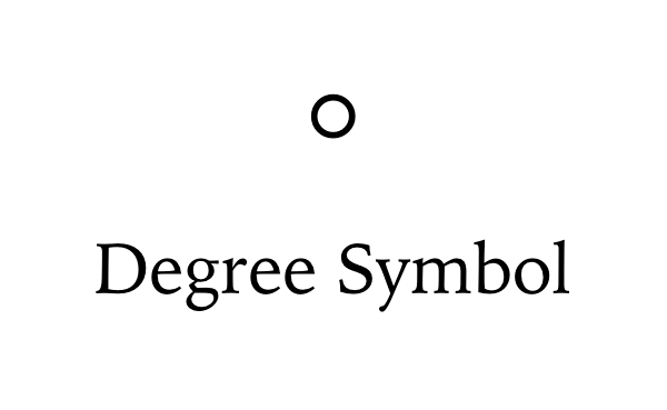 How To Get Degree Symbol On Keyboard PC Mac Android IOS 