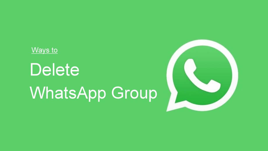 comment supprimer un groupe whatsapp definitivement