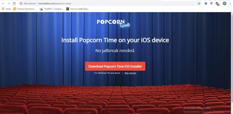 popcorn time apple tv ssh install