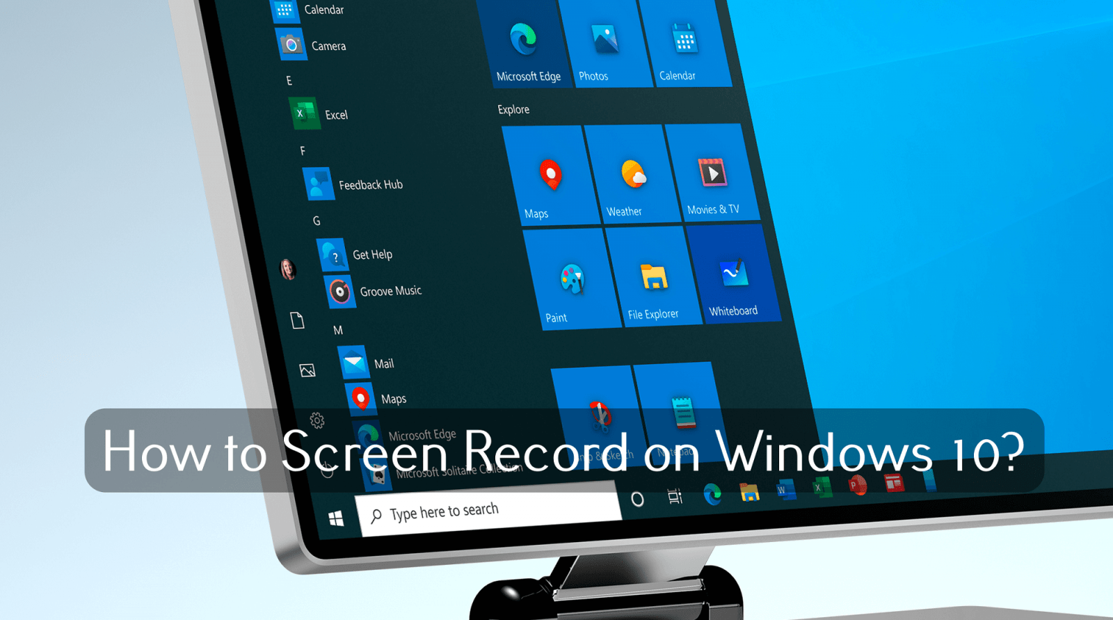 windows 10 record video screen