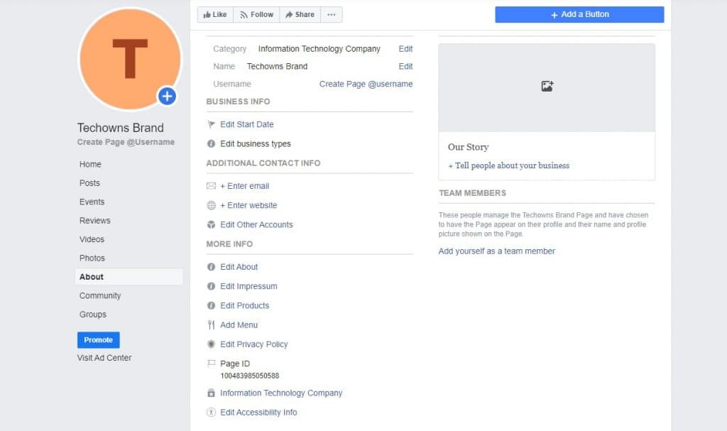 How to Create A Facebook Business Page in Just 5 Minutes - TechOwns