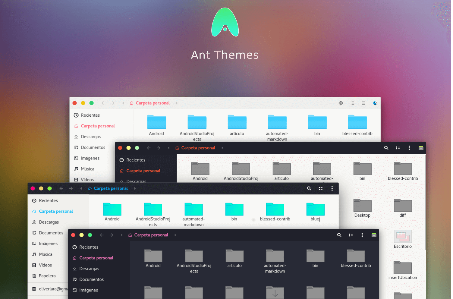 Best theme. Темы для Linux. Ant Theme Ubuntu. GTK Theme. Kde Themes.