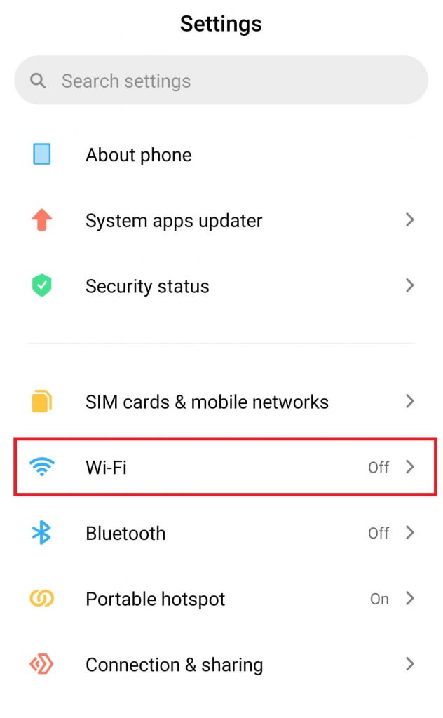 how to check mac address on android