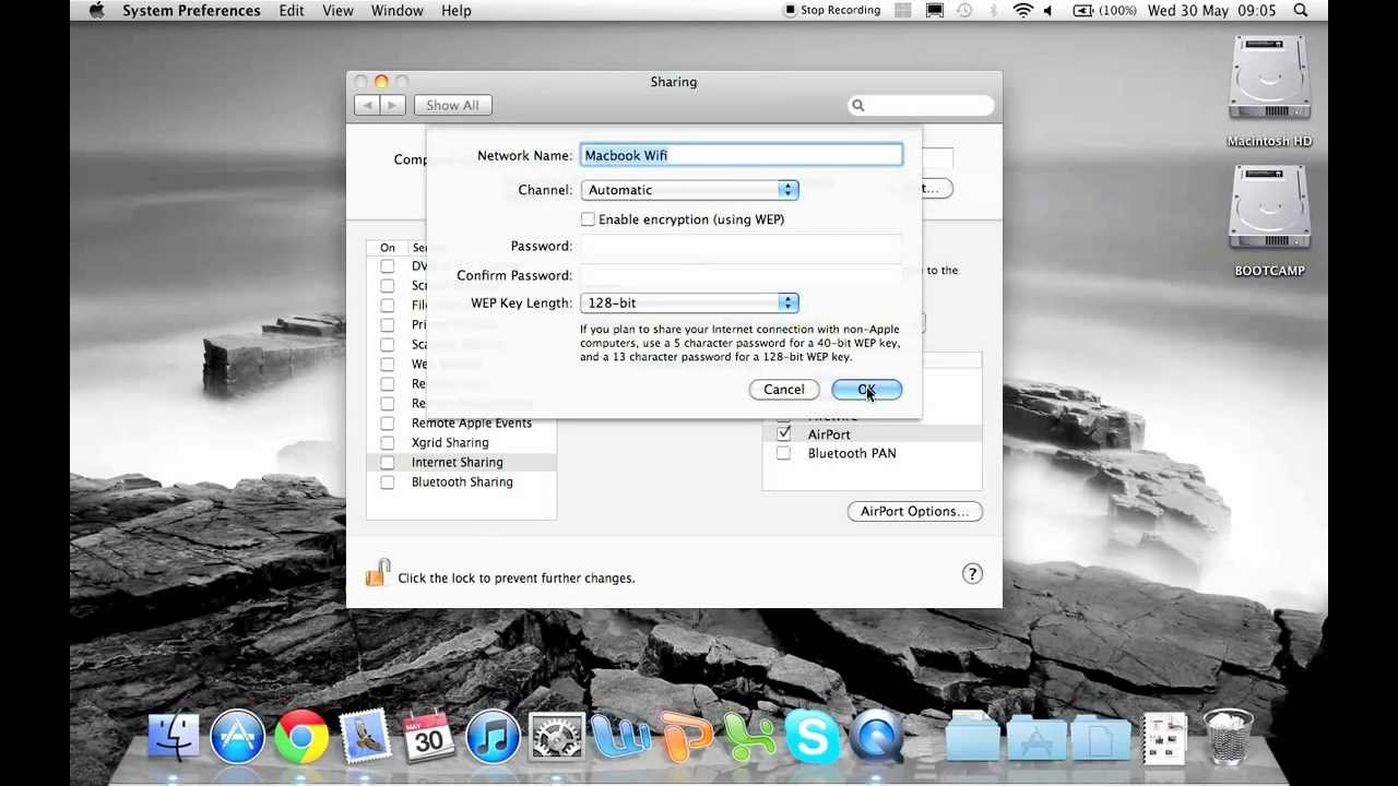 how do you find password for wifi on mac