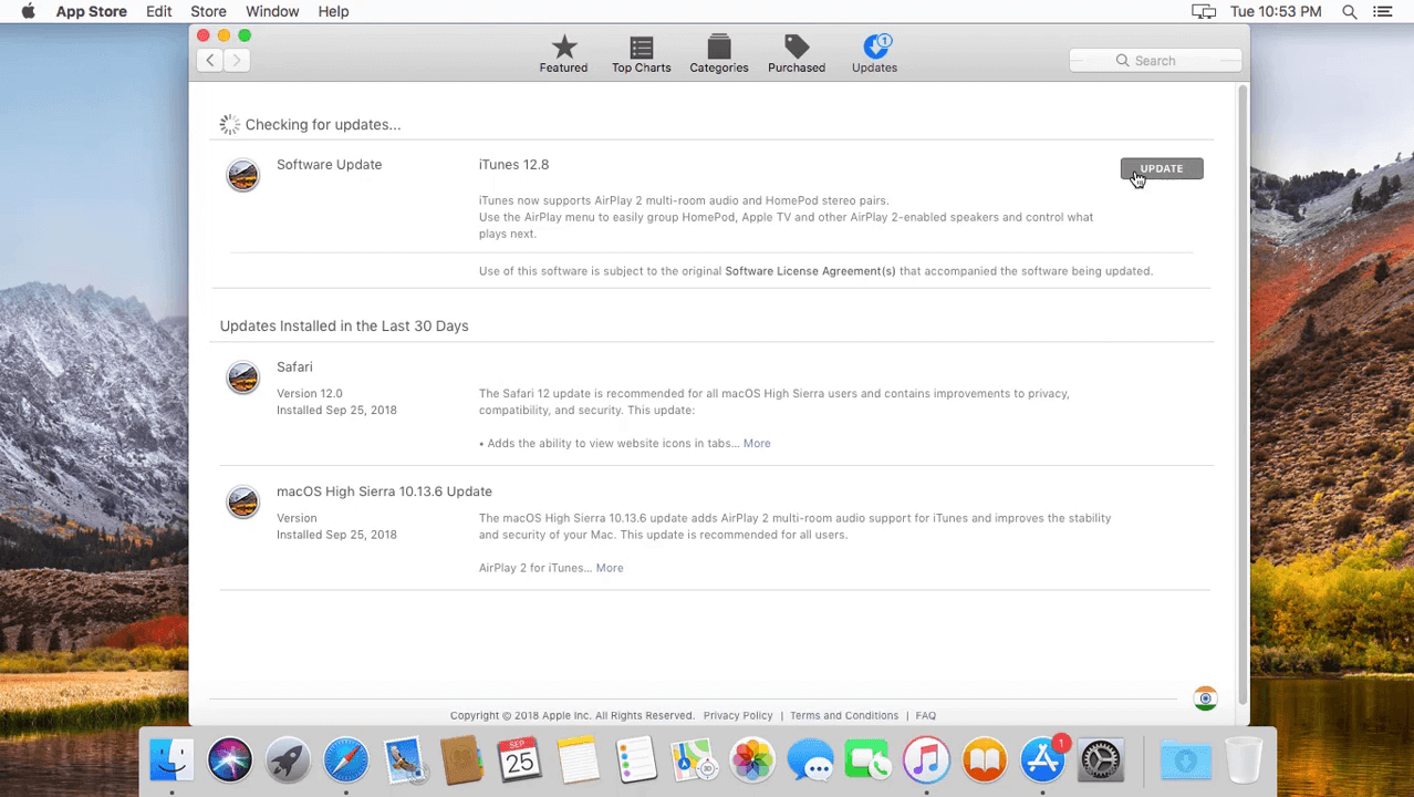 where is preferences on mac itunes