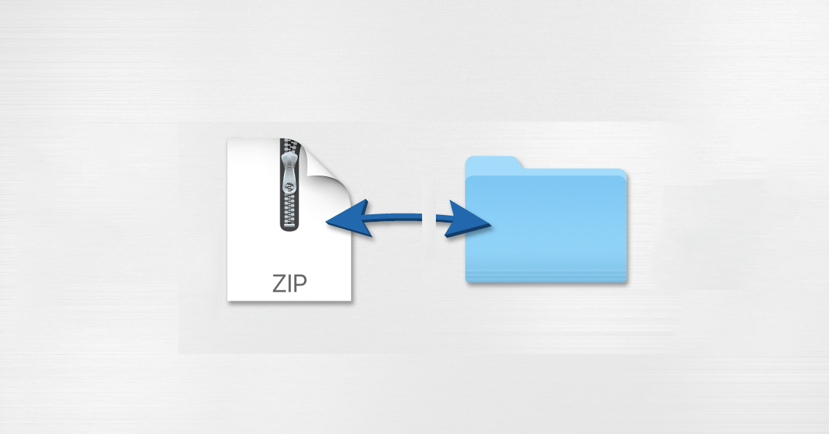 unzip file mac terminal
