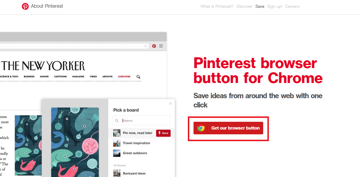 How to Add Pinterest Button on your Browser - TechOwns