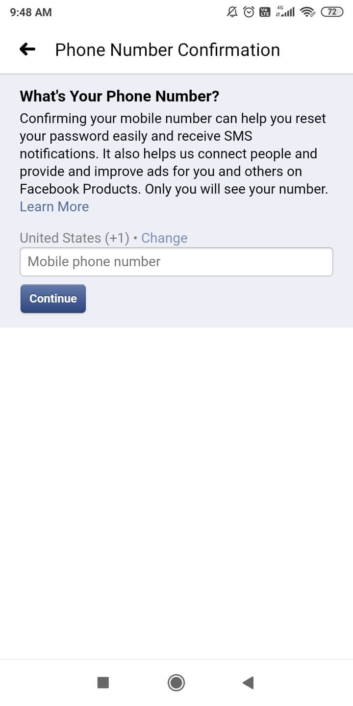 how to change facebook number in laptop