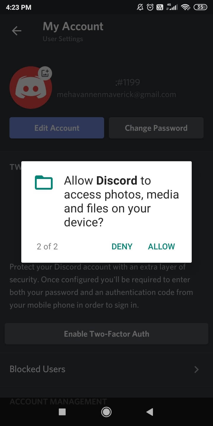 How to change profile pic on discord