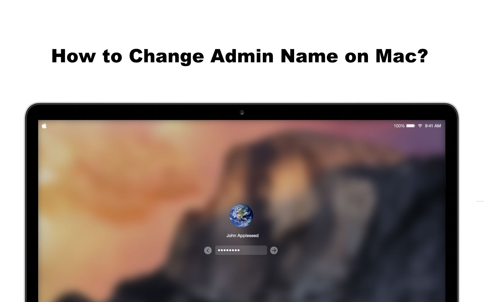 change name for admin mac