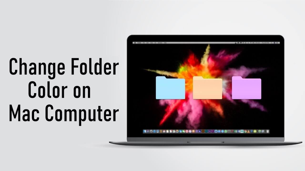how to change color of folder on mac