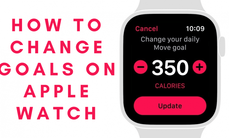 Edit stand discount goal apple watch