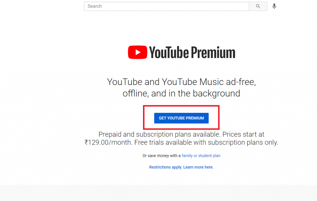 youtube premium free download