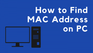 how to find mac address in linux
