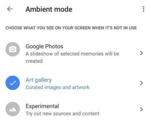 how to turn off google photo screen saver