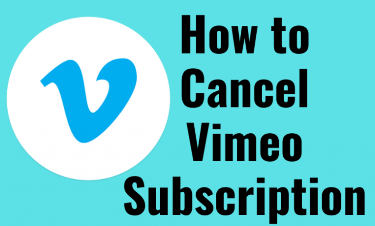 cancel vimeo subscription