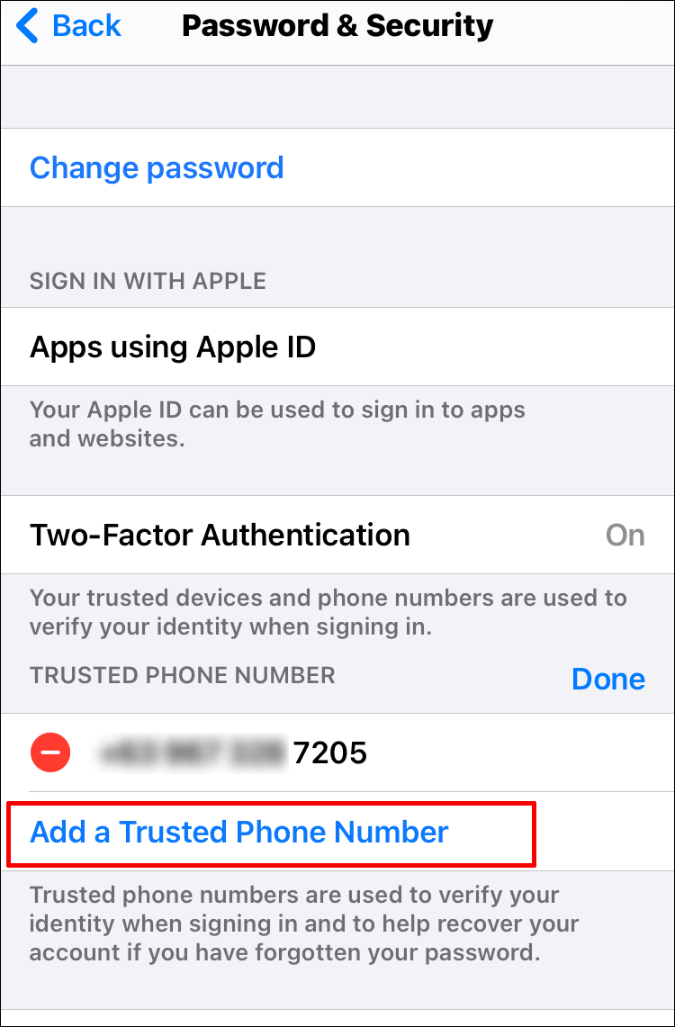 how to change your verification number on apple id