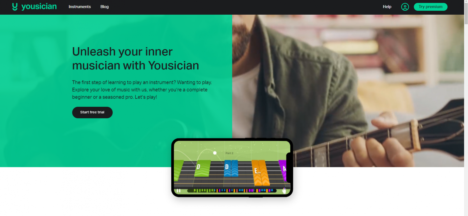 Yousician Premium MOD APK 4 72 0 Premium Unlocked 