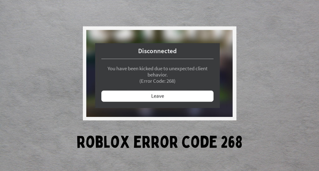 Error 268 roblox что делать