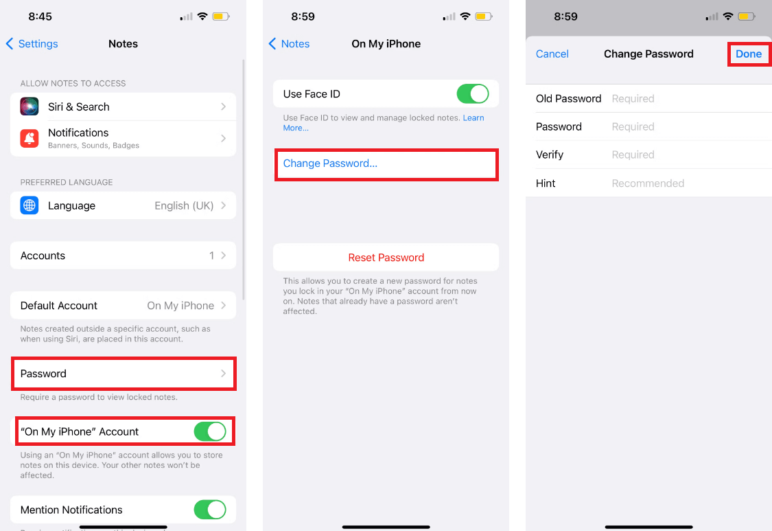 how-to-change-notes-password-on-iphone-ipad-mac-techowns