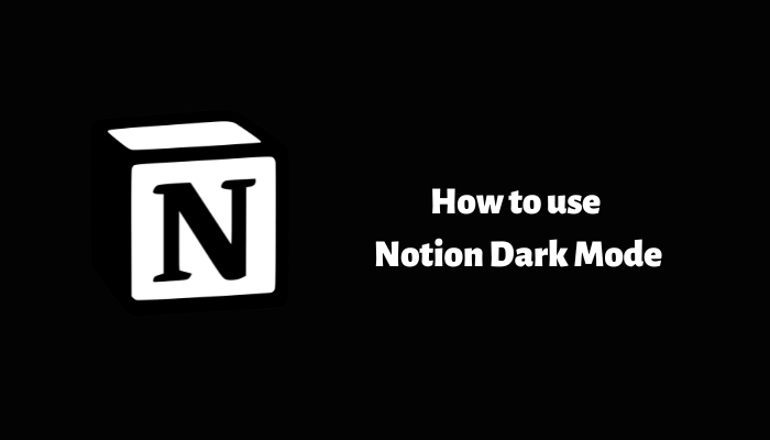 notion dark mode