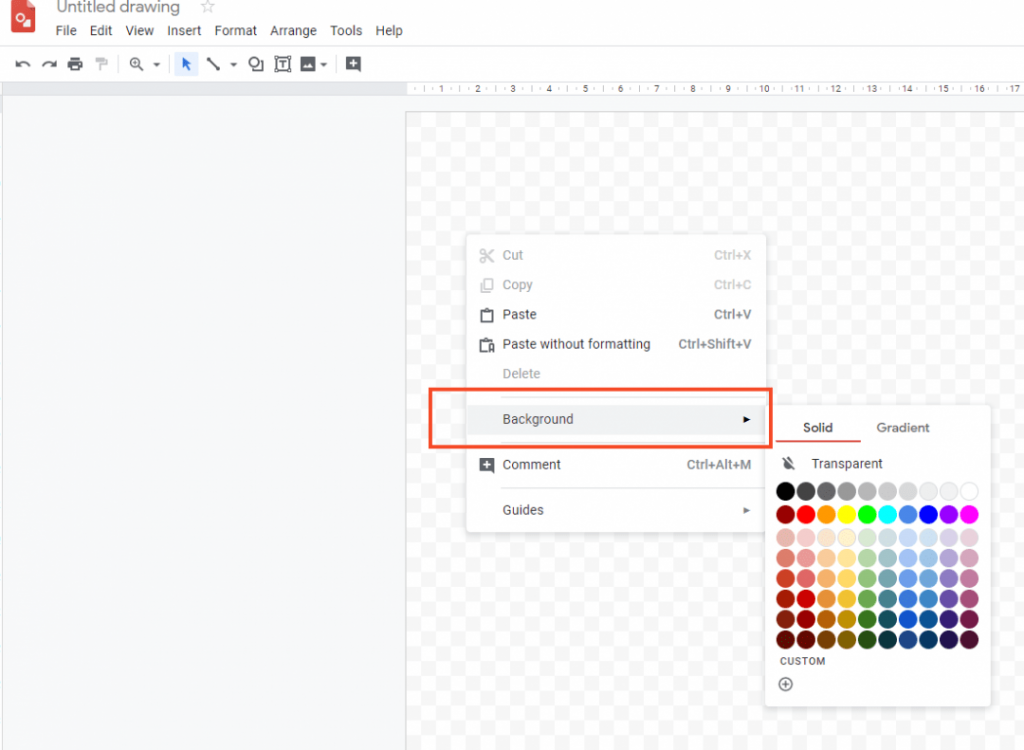 How to Change Background on Google Drawings in 2 Ways - TechOwns