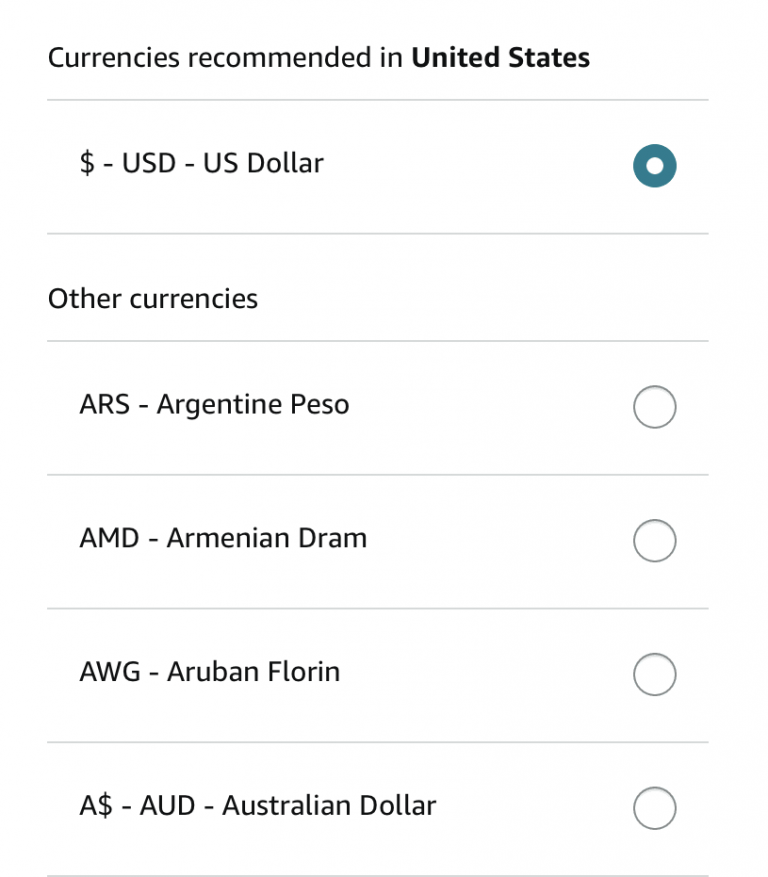 How To Change Currency On Amazon Mobile App