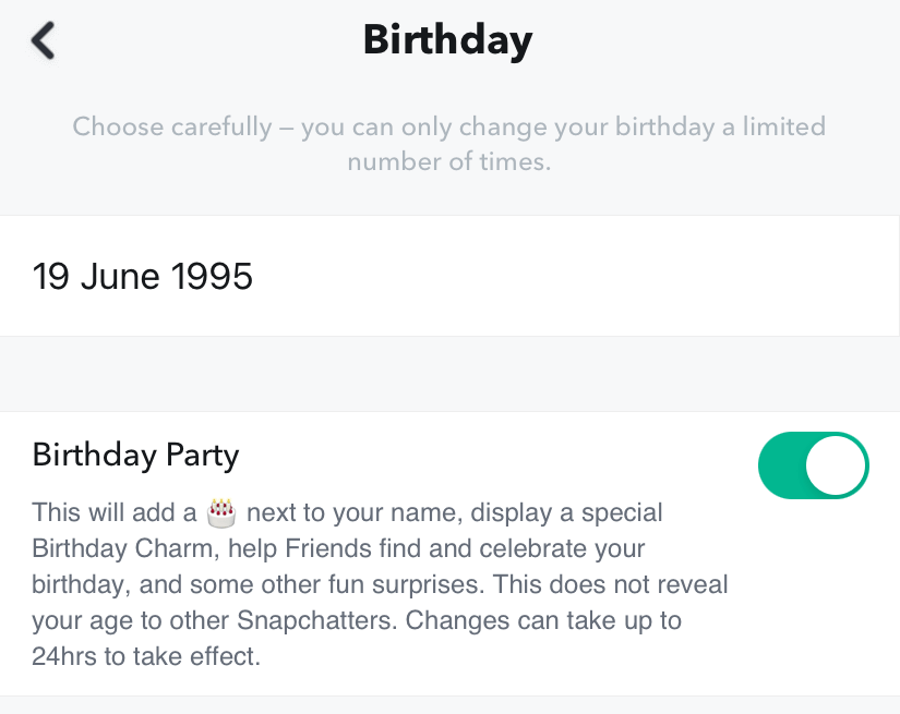 How To Change Your Birthday On Snapchat TechOwns