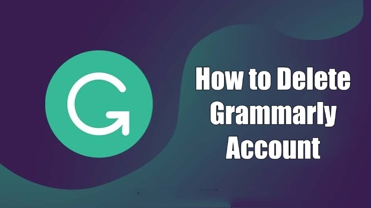 how to delete free grammarly account