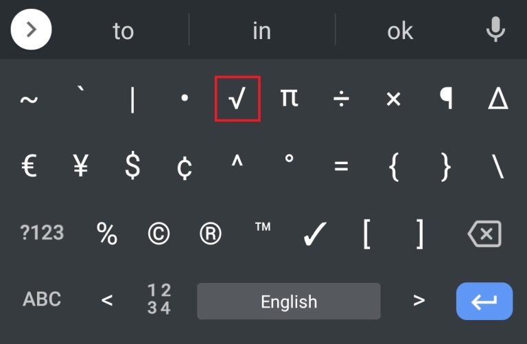 how-to-type-square-root-symbol-on-keyboard-techowns